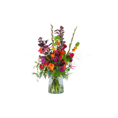 Boeket in vaas Kleurrijk