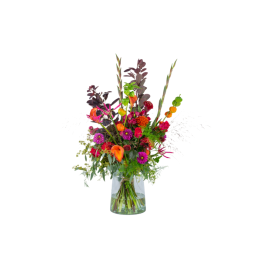 Boeket in vaas Kleurrijk