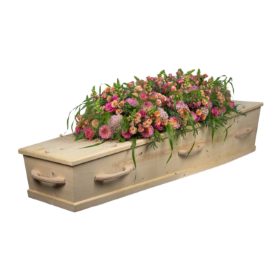 Halve Kistbedekking roze