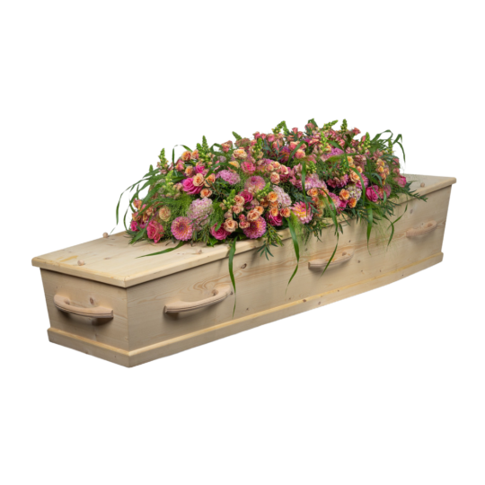 Halve Kistbedekking roze