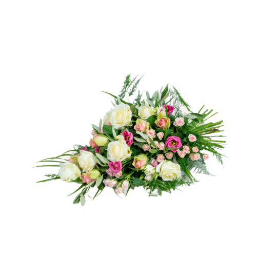Rouwboeket Pastel kleuren