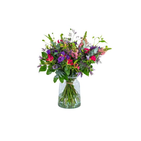 Boeket in vaas Kleurrijke liefde