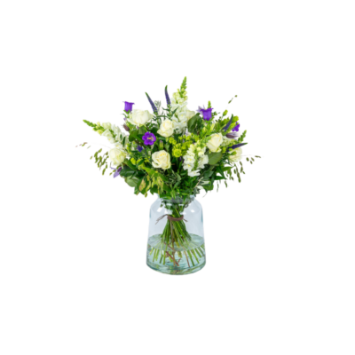 Boeket in vaas Troostboeket