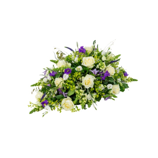 Rouwdruppel Wit / Paars