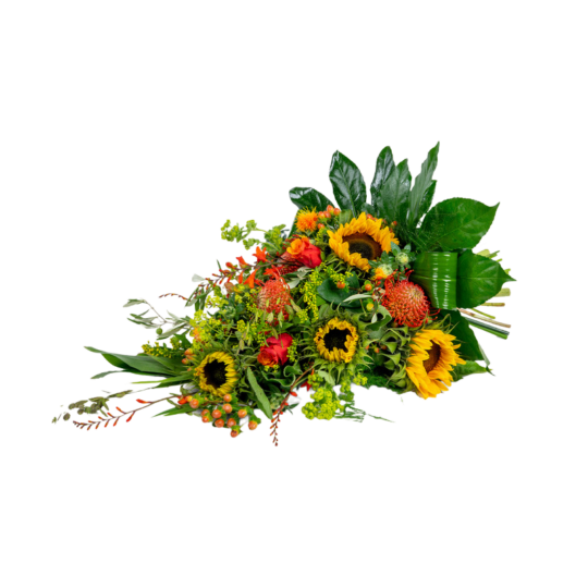 Rouwboeket Zonnebloemen